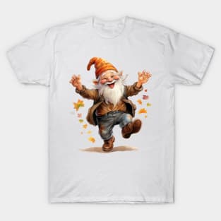 Autumn Happy Gnome #5 T-Shirt